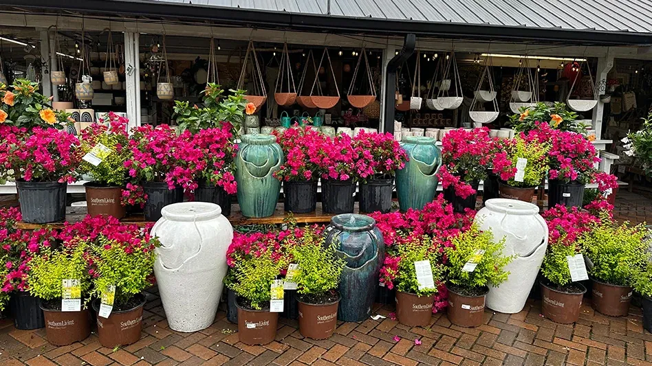 Garden center retail display