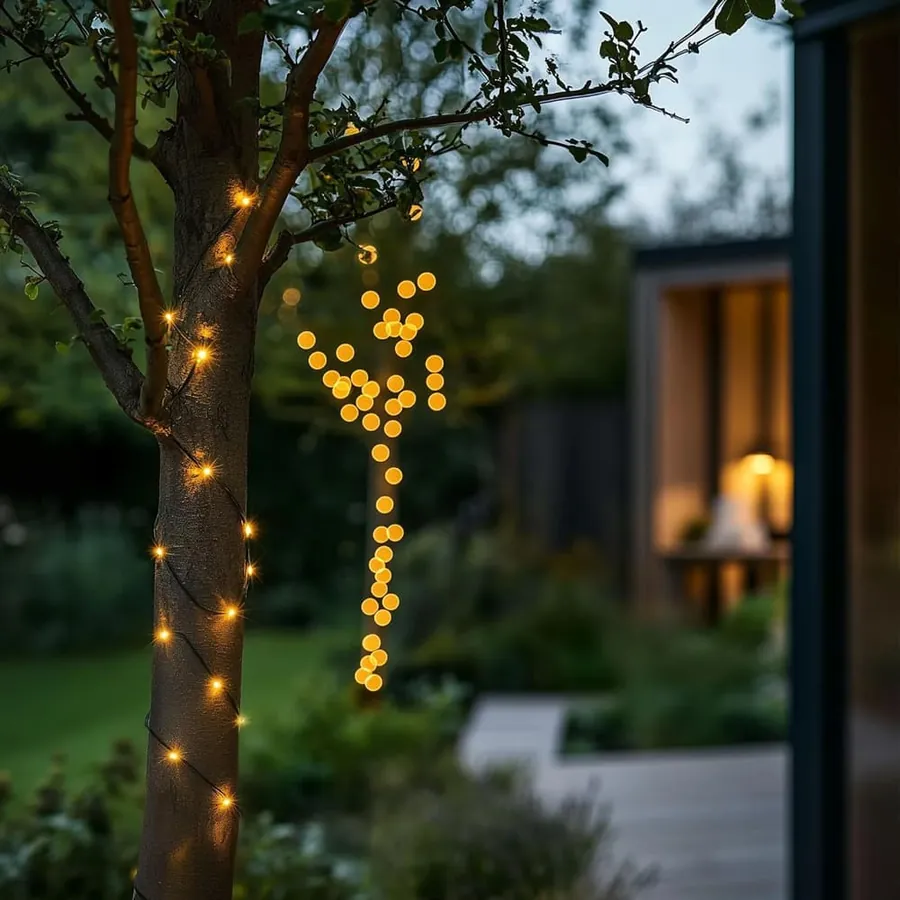 Cafe Globe Solar String Lights (25 ft) - view 4